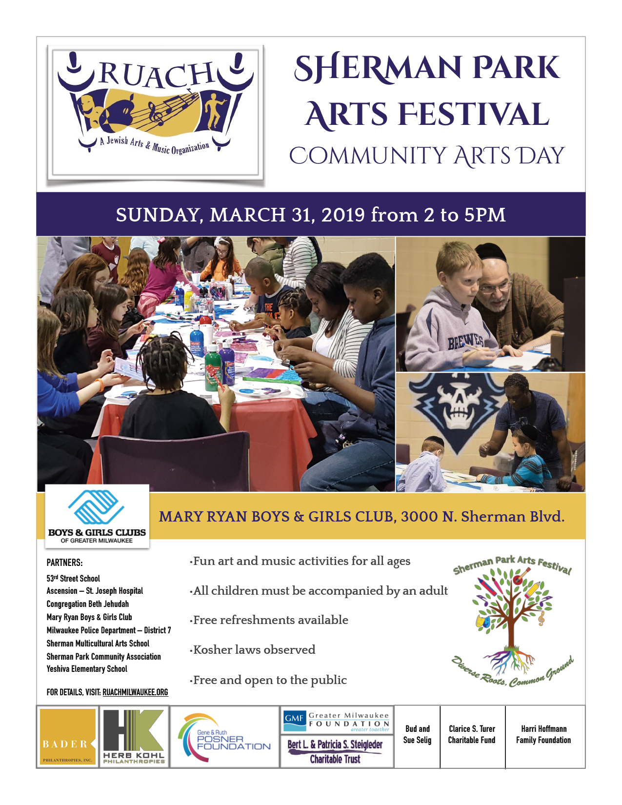 2019 Sherman Park Arts Festival Community Arts Day Ruach Inc.